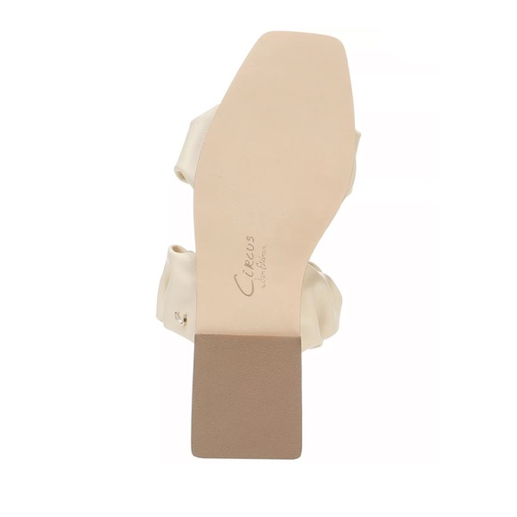 NEW Circus by Sam Edelman Women's Iggy Ruched Slide Sandals Ivory - Picture 4 of 8